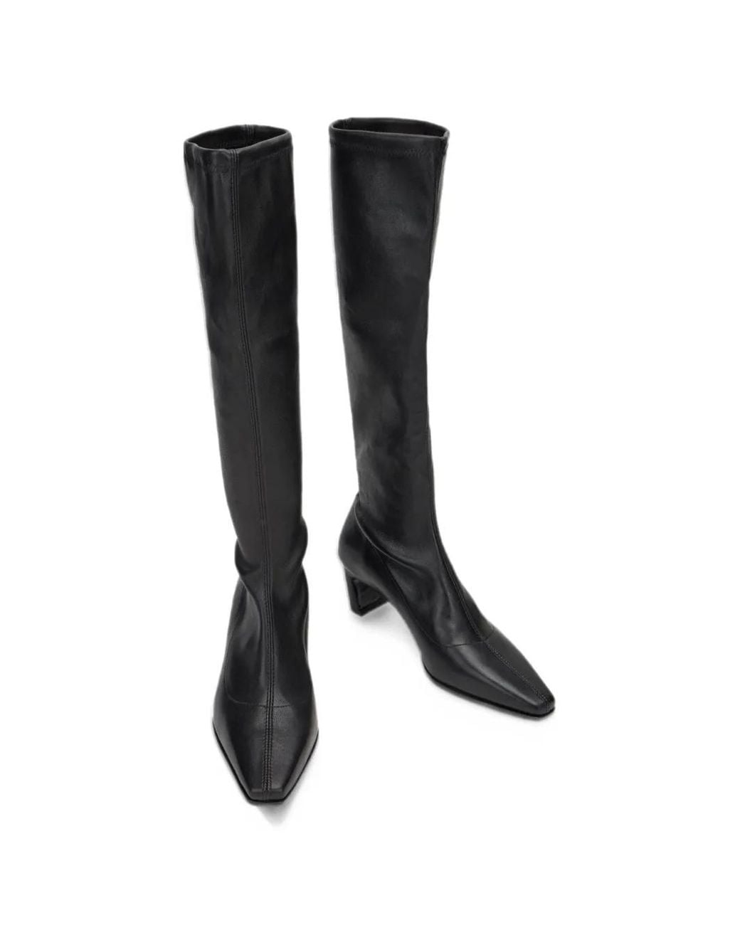 Stuart Weitzman Black Stassi Stretch Boots