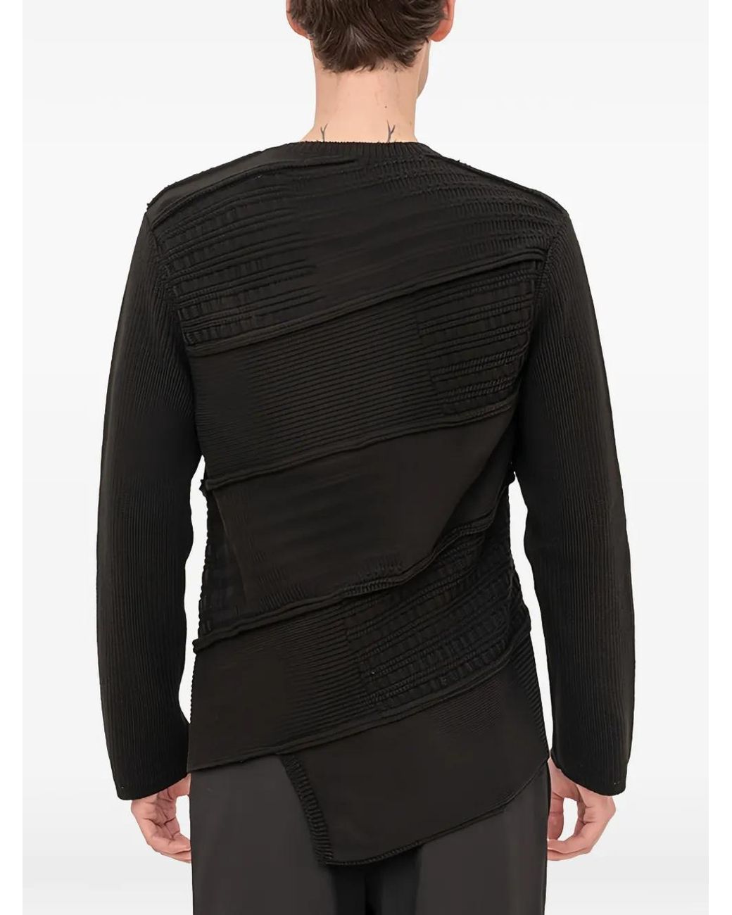 COMME DES GARÇON BLACK Black Crew-Neck Sweater