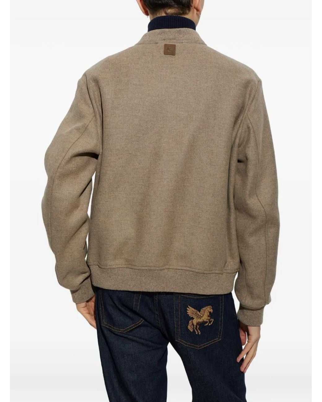 Etro Natural Veste Bomber À Fermeture Zippée for men