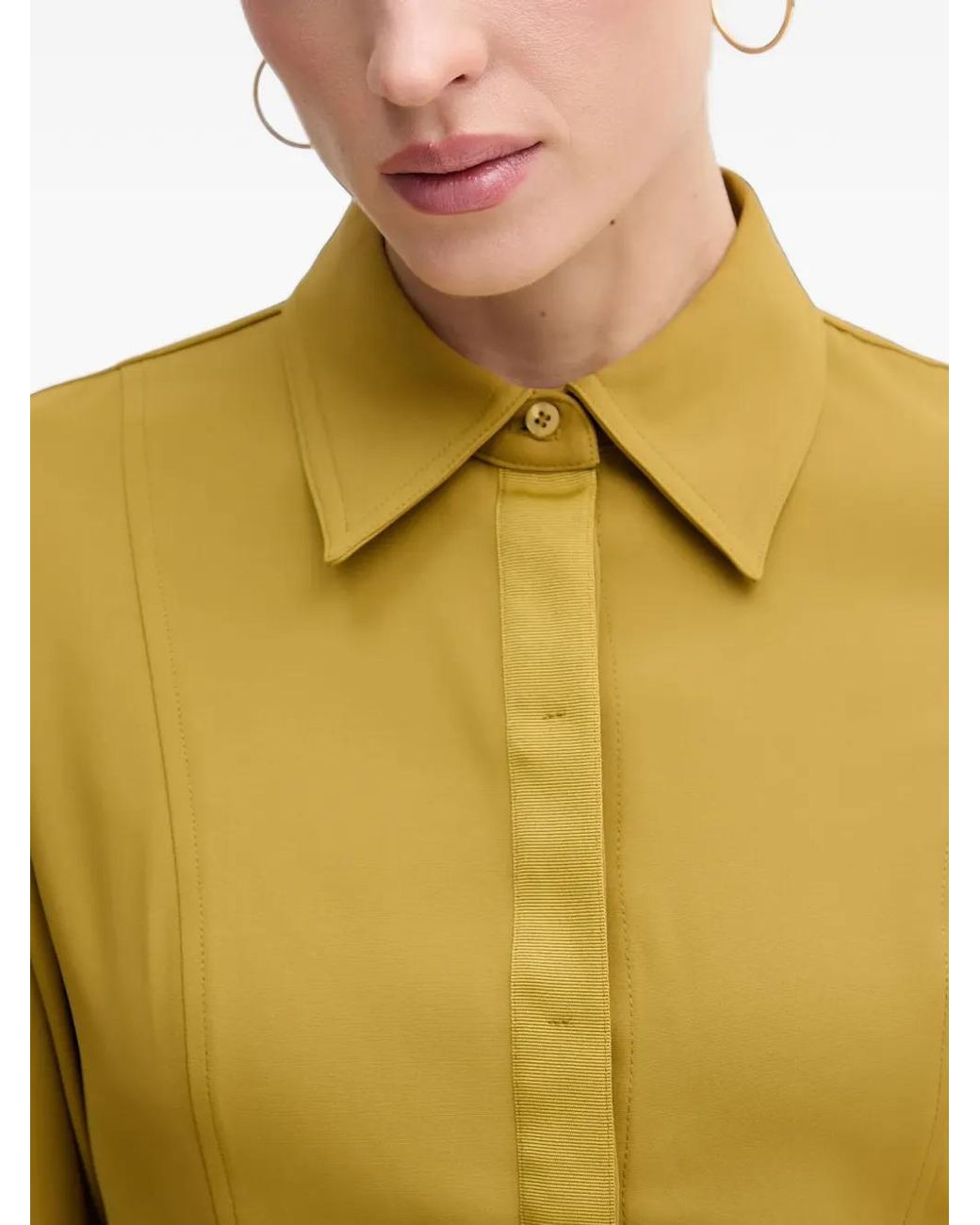 Sisley Yellow Long-Sleeve Shirt