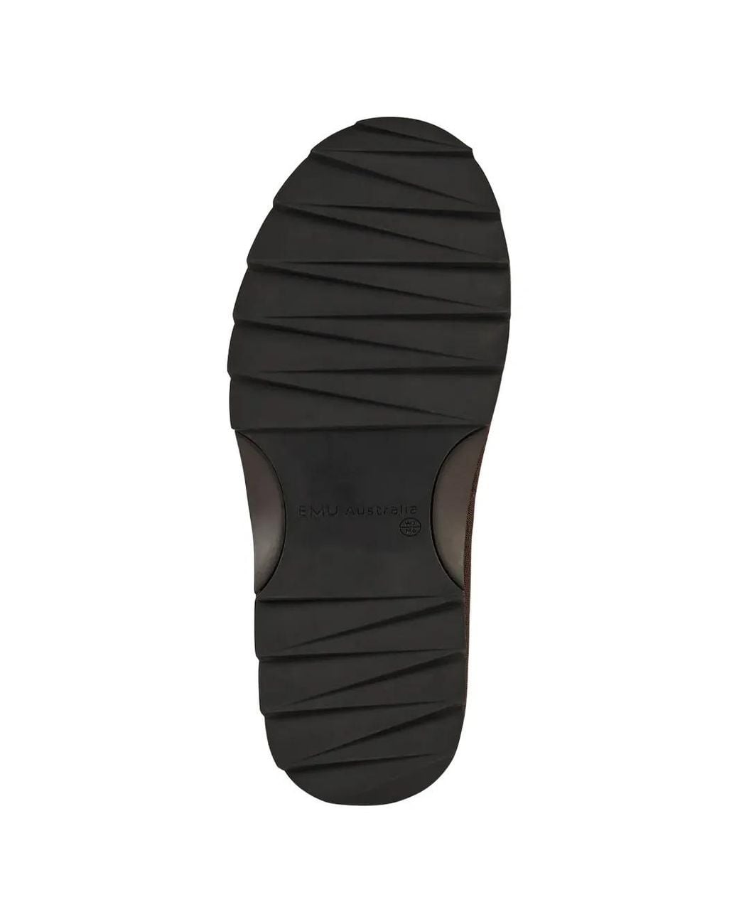 EMU Brown Sharky Scuff Embroidered Slip-On Slippers