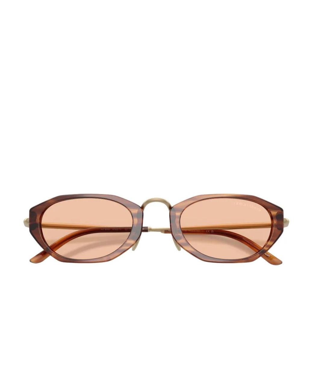 Giorgio Armani Pink Oval-Frame Tinted Sunglasses for men