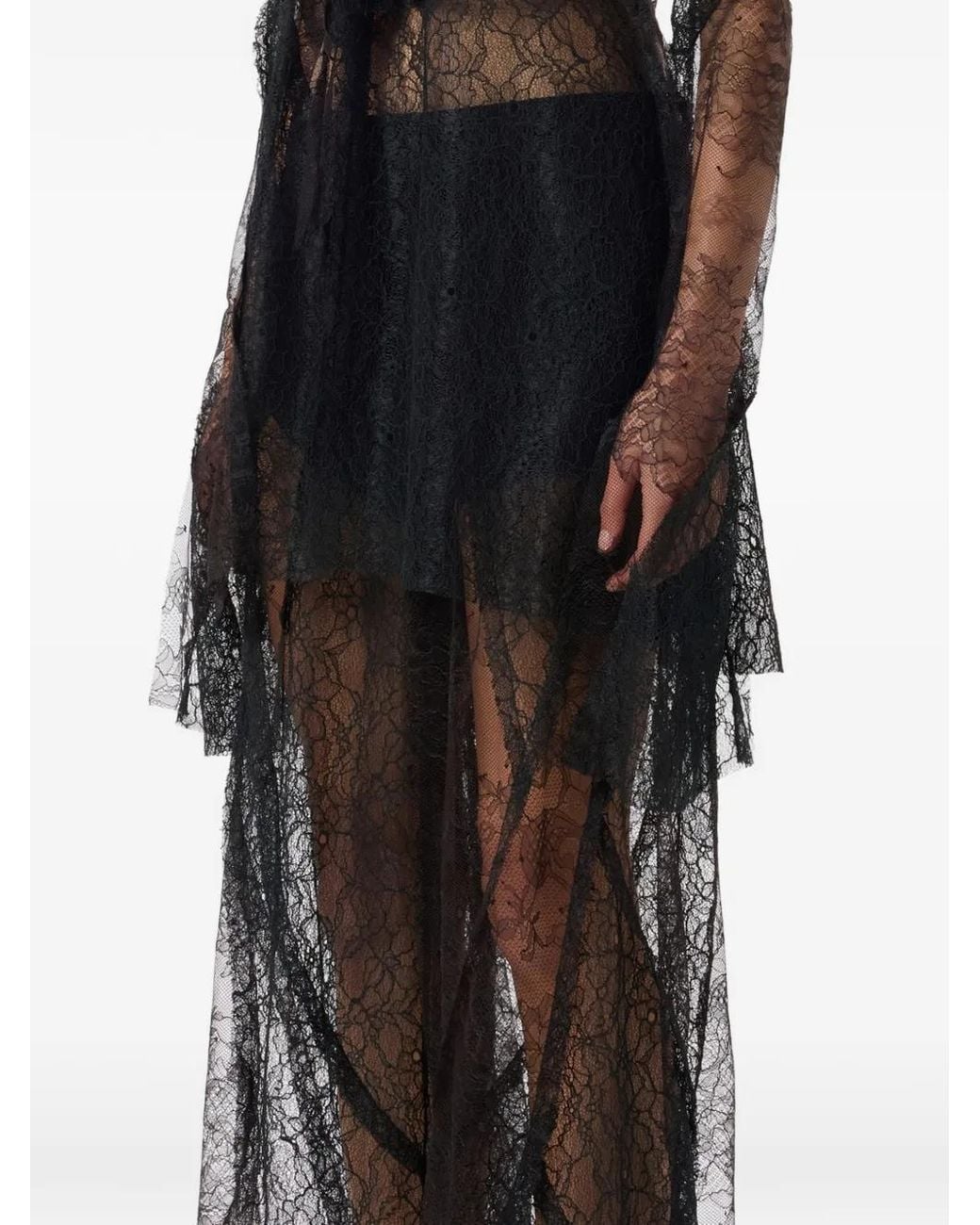 Blumarine Black Lace Trousers