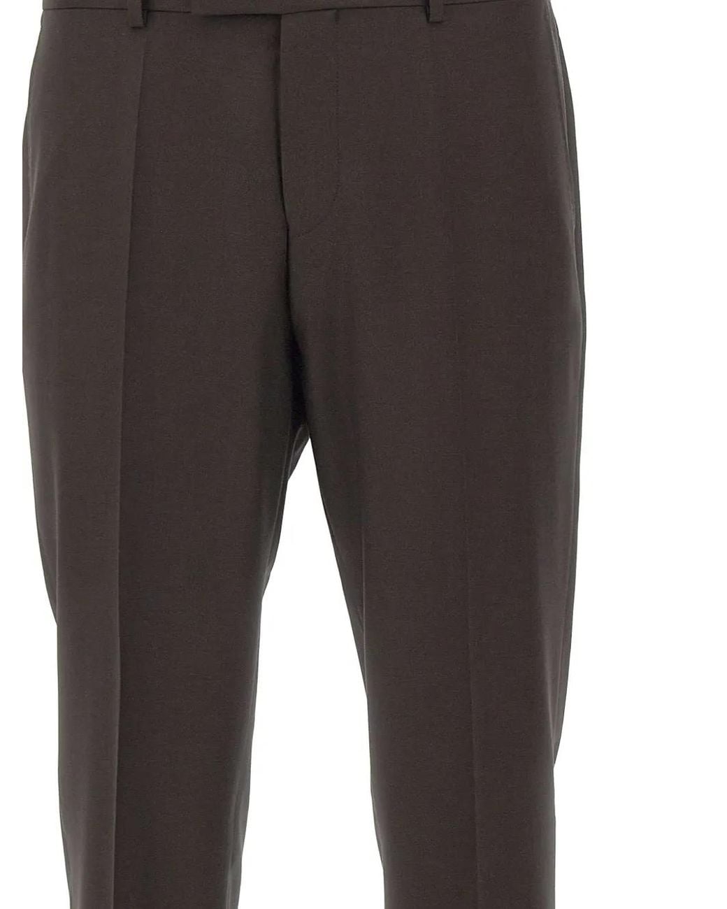Boss Gray One Slim-Fit Trousers for men