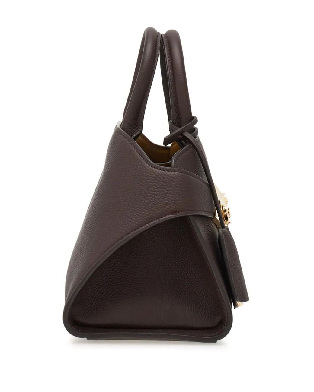 Ferragamo Black Hug Mini Leather Handbag