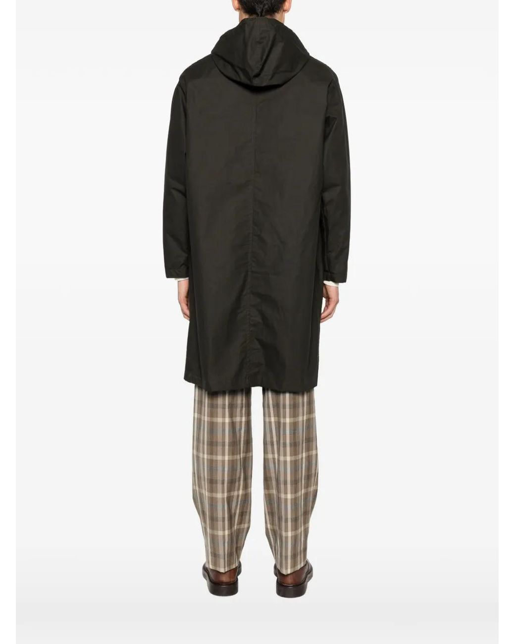 L'IMPERMEABILE Black Parka Boston for men