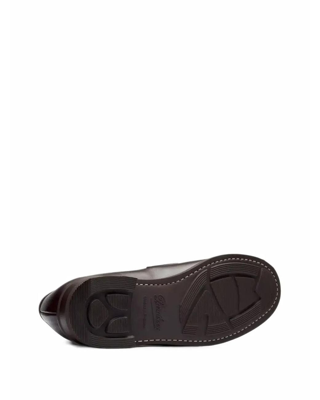 Paraboot White Adonis Leather Loafers for men