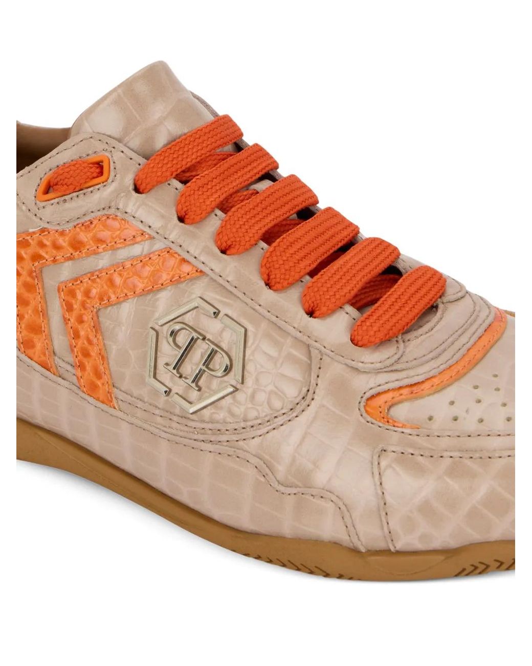 Philipp Plein Pink Low-Top Sneakers Pit-$Top Cocco