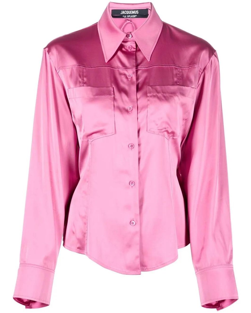 Jacquemus Pink Open-Back Shirt