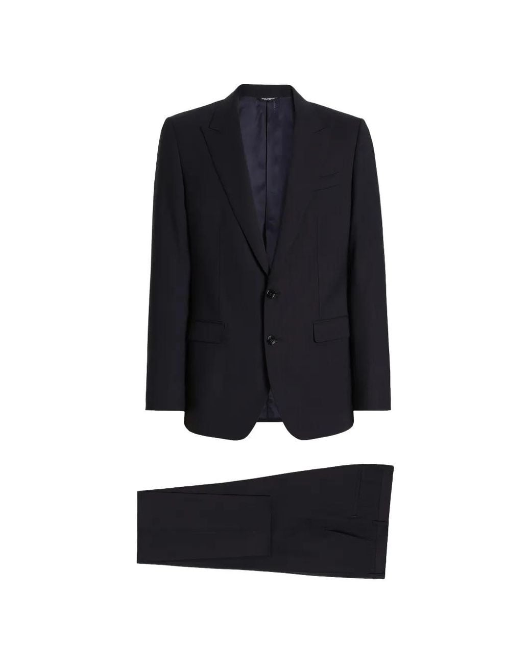 Dolce & Gabbana Black Two-Piece Suit for men