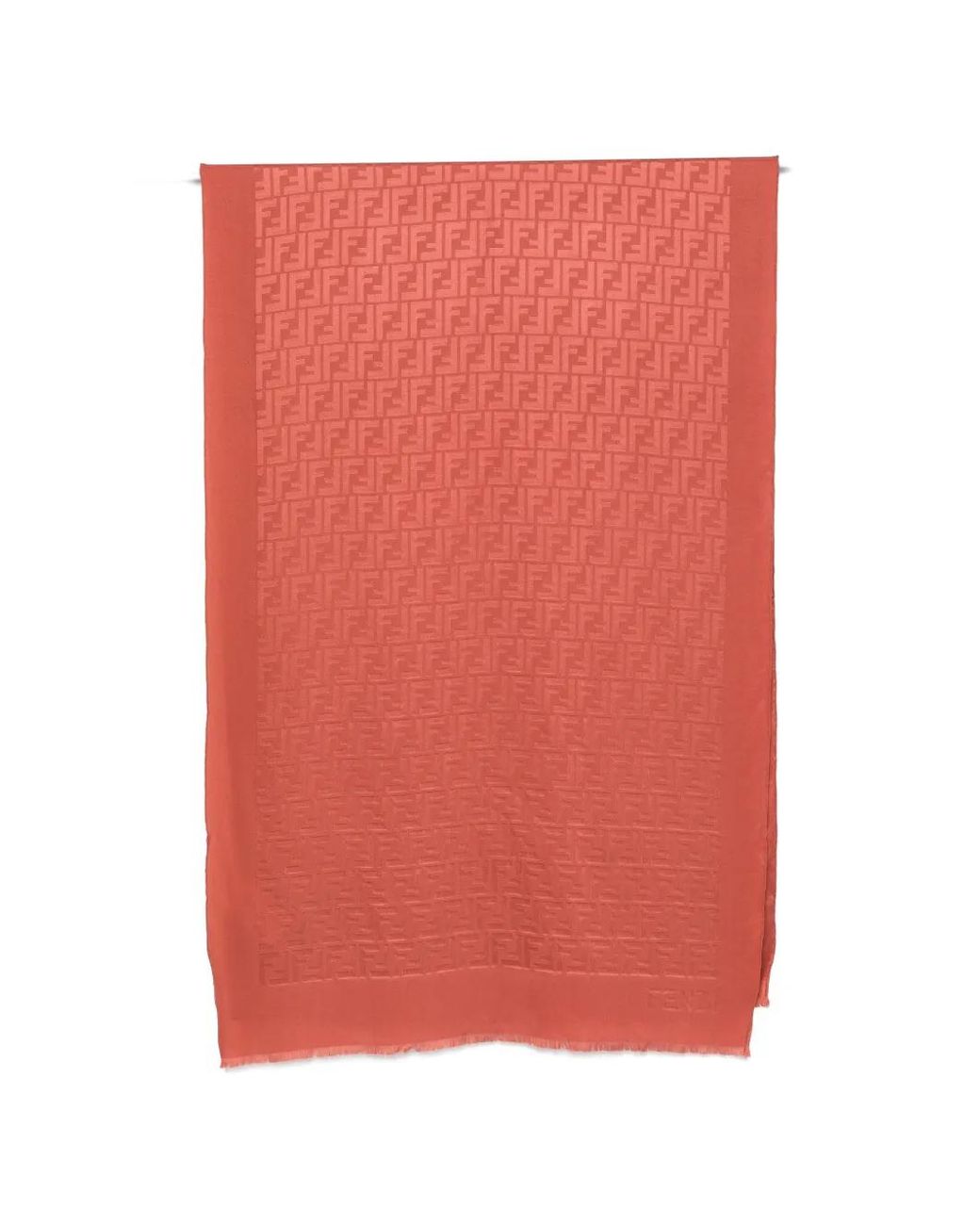 Fendi Pink Ff Silk Stole