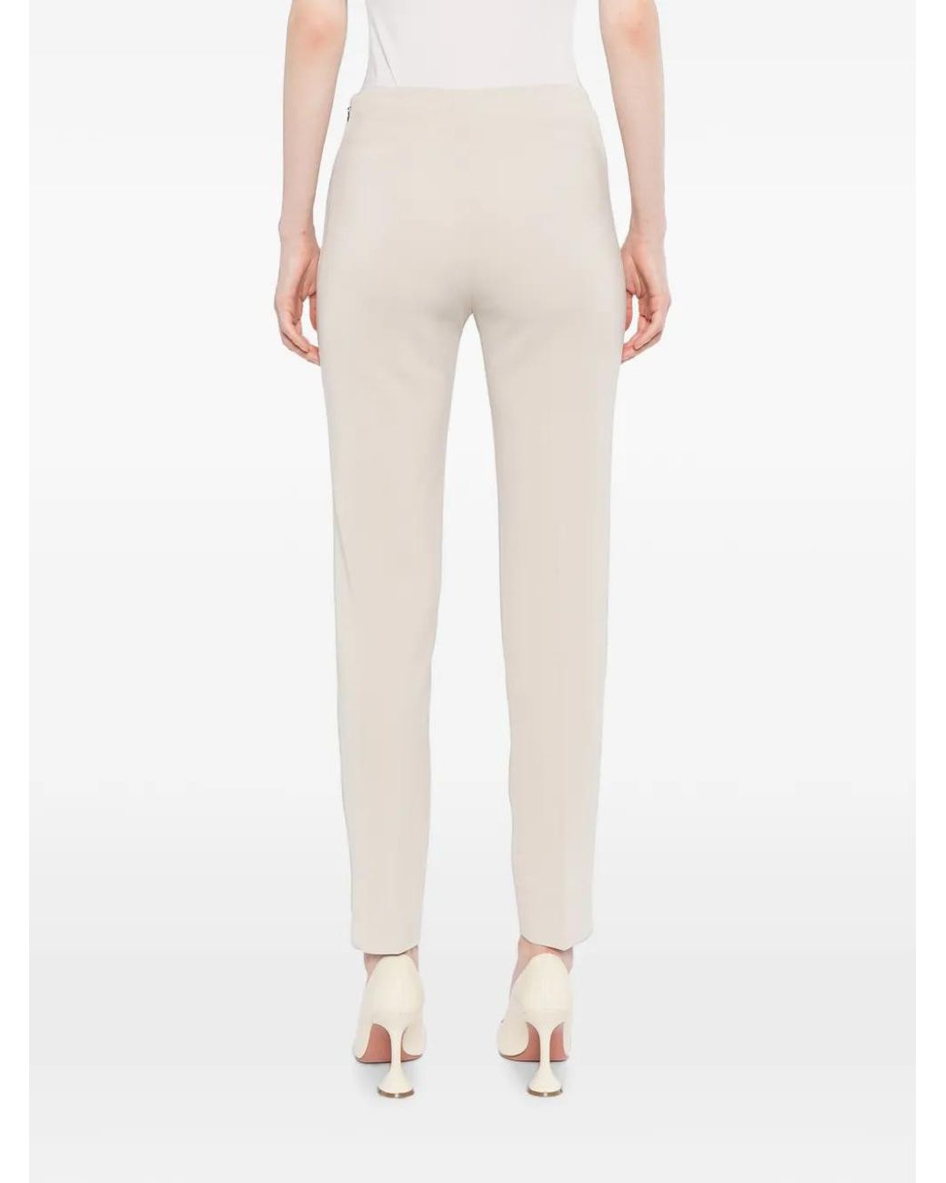 Antonio Berardi White Split-Cuff Trousers