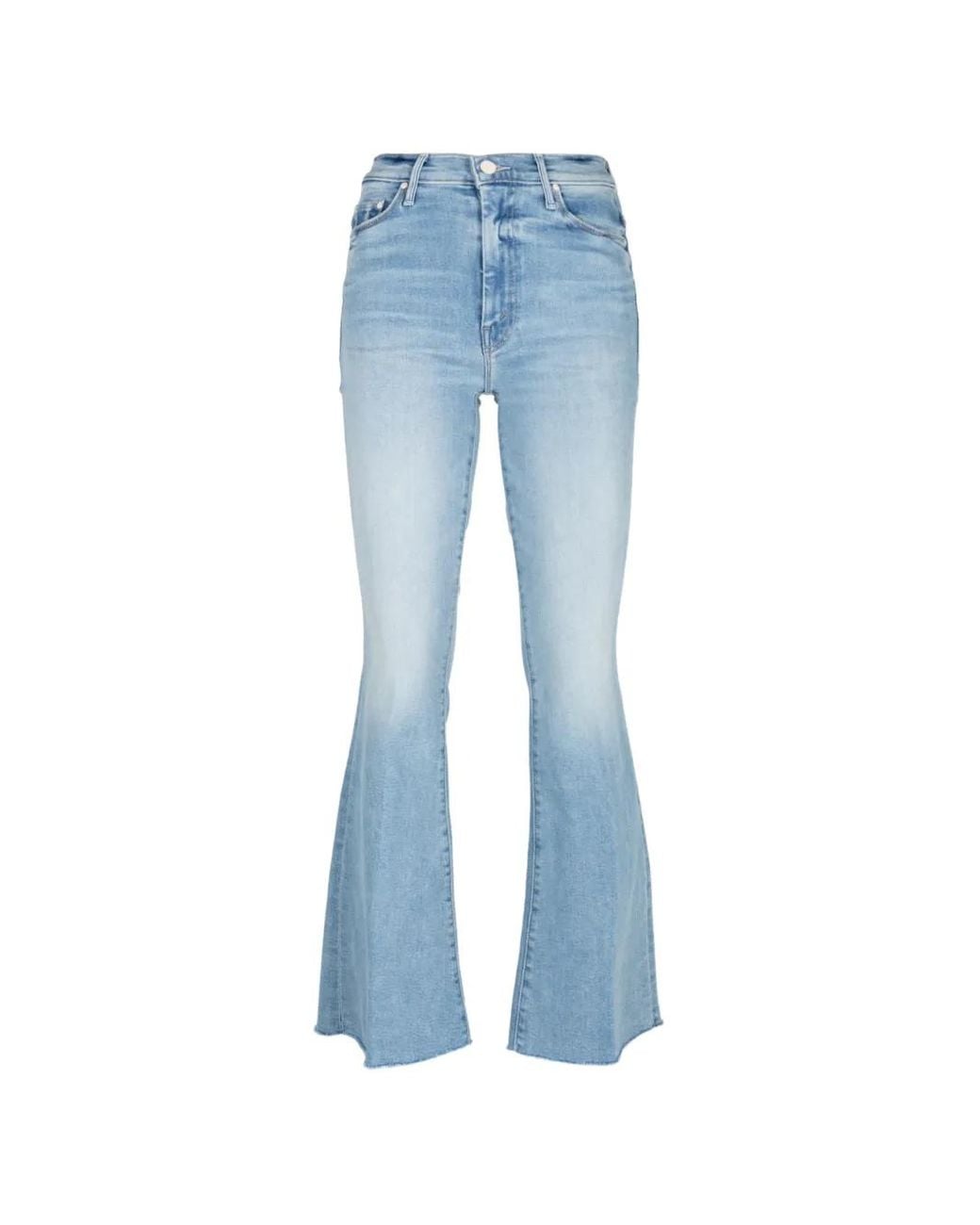 Mother Blue The Weekender Fray Jeans