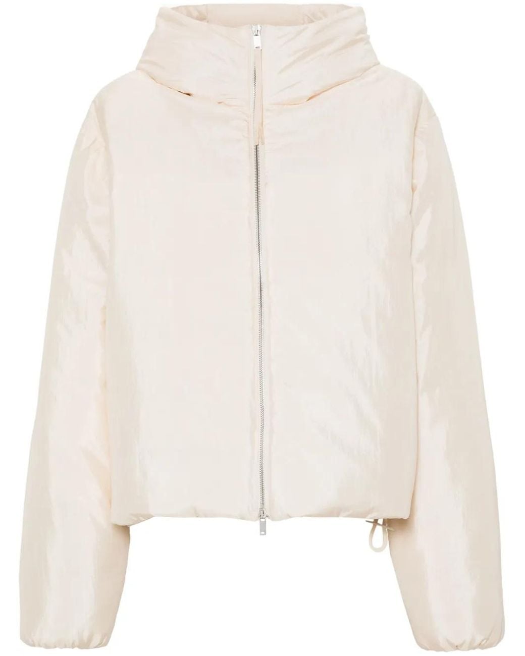 Jil Sander Natural Gesteppte Jacke
