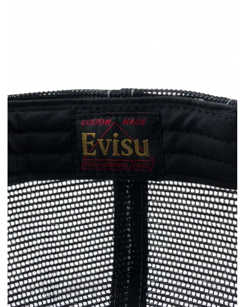 Evisu Blue Seagull-Print Patch-Pocket Cap