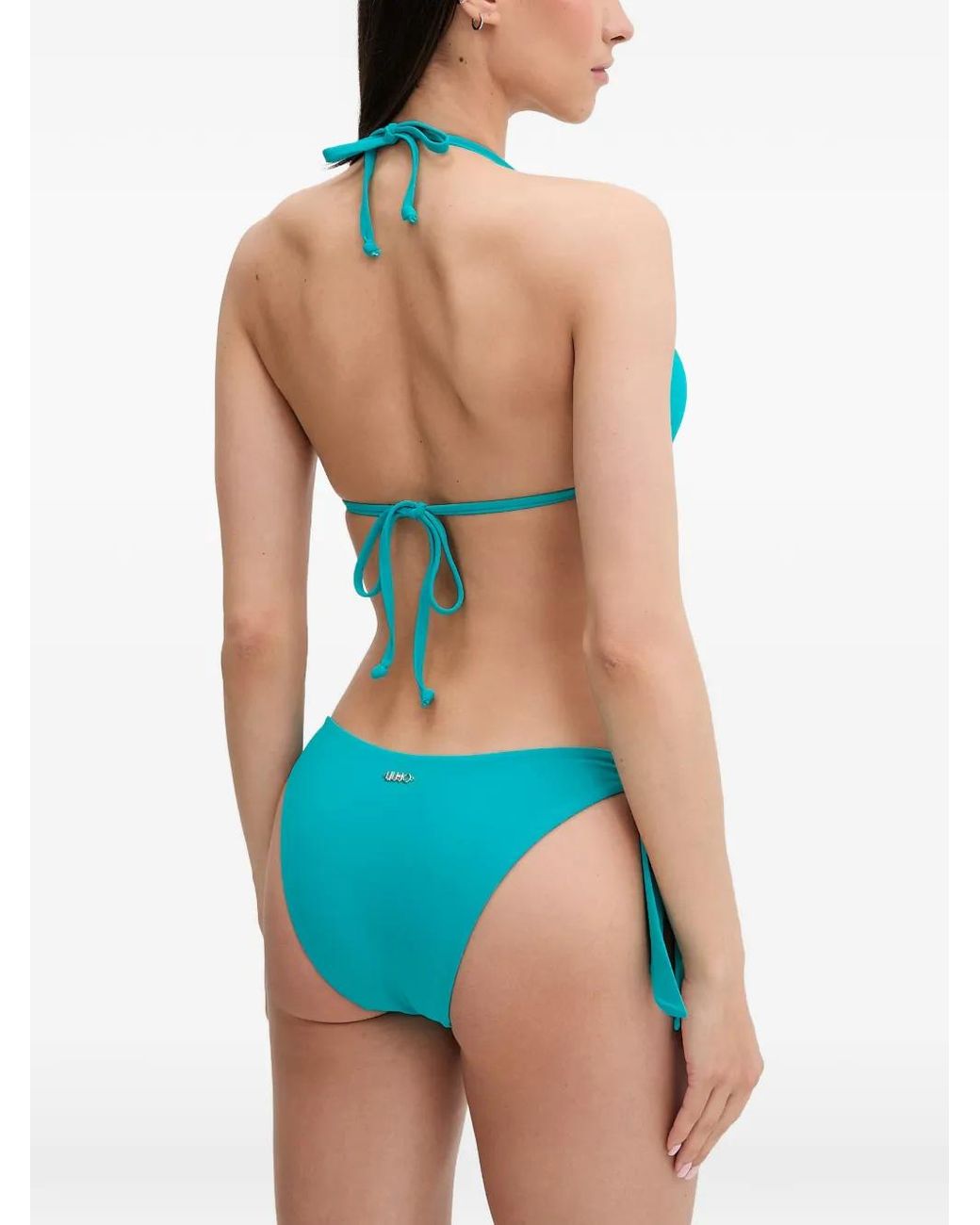 Liu Jo Blue Paisley-Print Halterneck Bikini