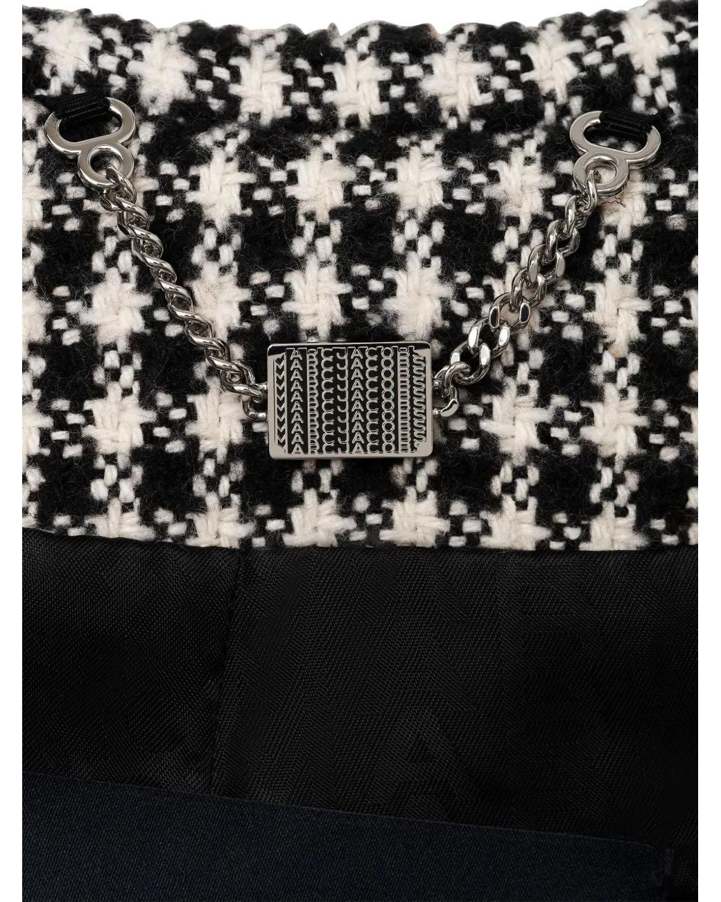 Marc Jacobs Gray Gingham Tweed Jacket