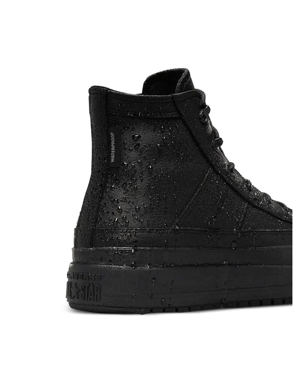 Converse Black Wasserdichte Plateau-Sneakers