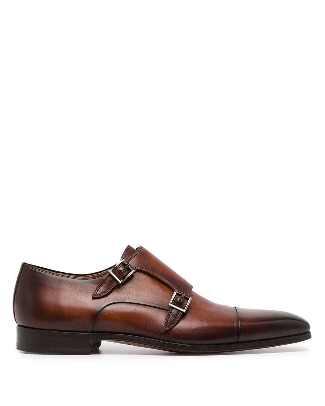 Magnanni Double-buckle Monk Shoes in 