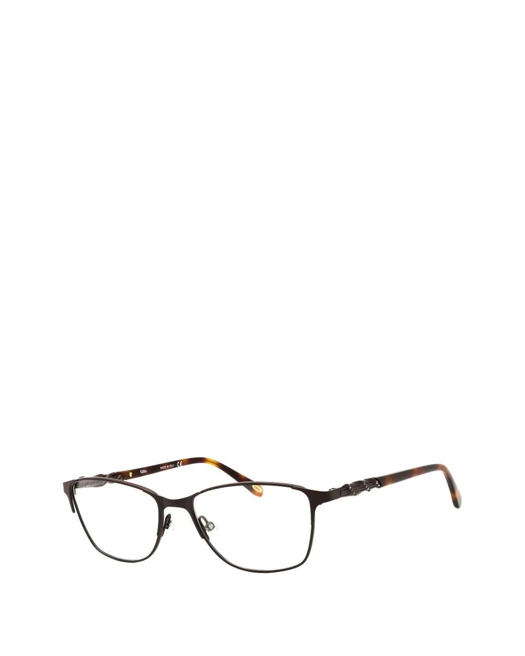 Emozioni Brown Rectangle-Frame Glasses