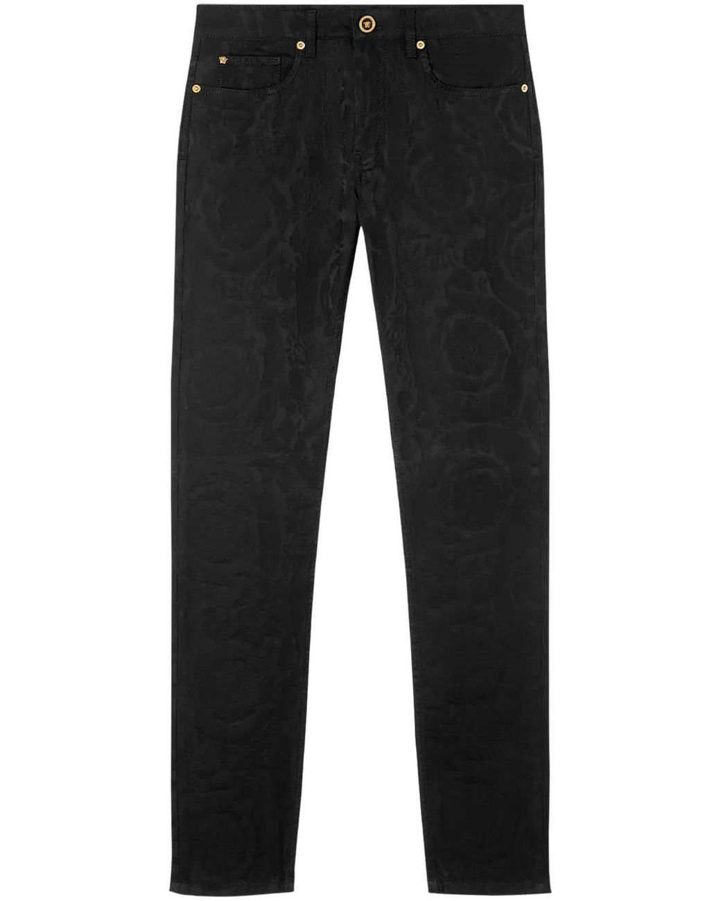 Versace Black Slim-Fit Jeans for men