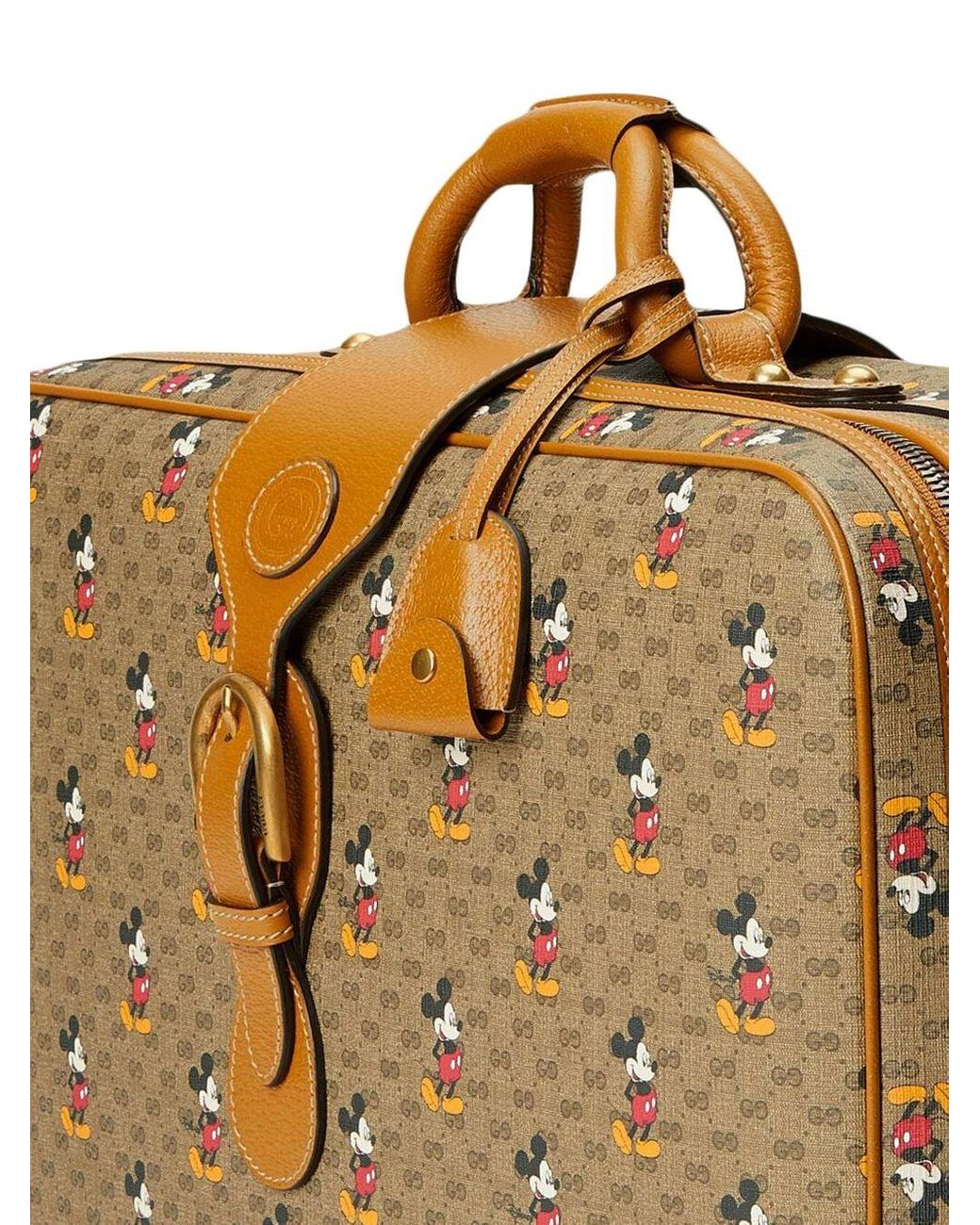 Gucci mickey mouse luggage sale