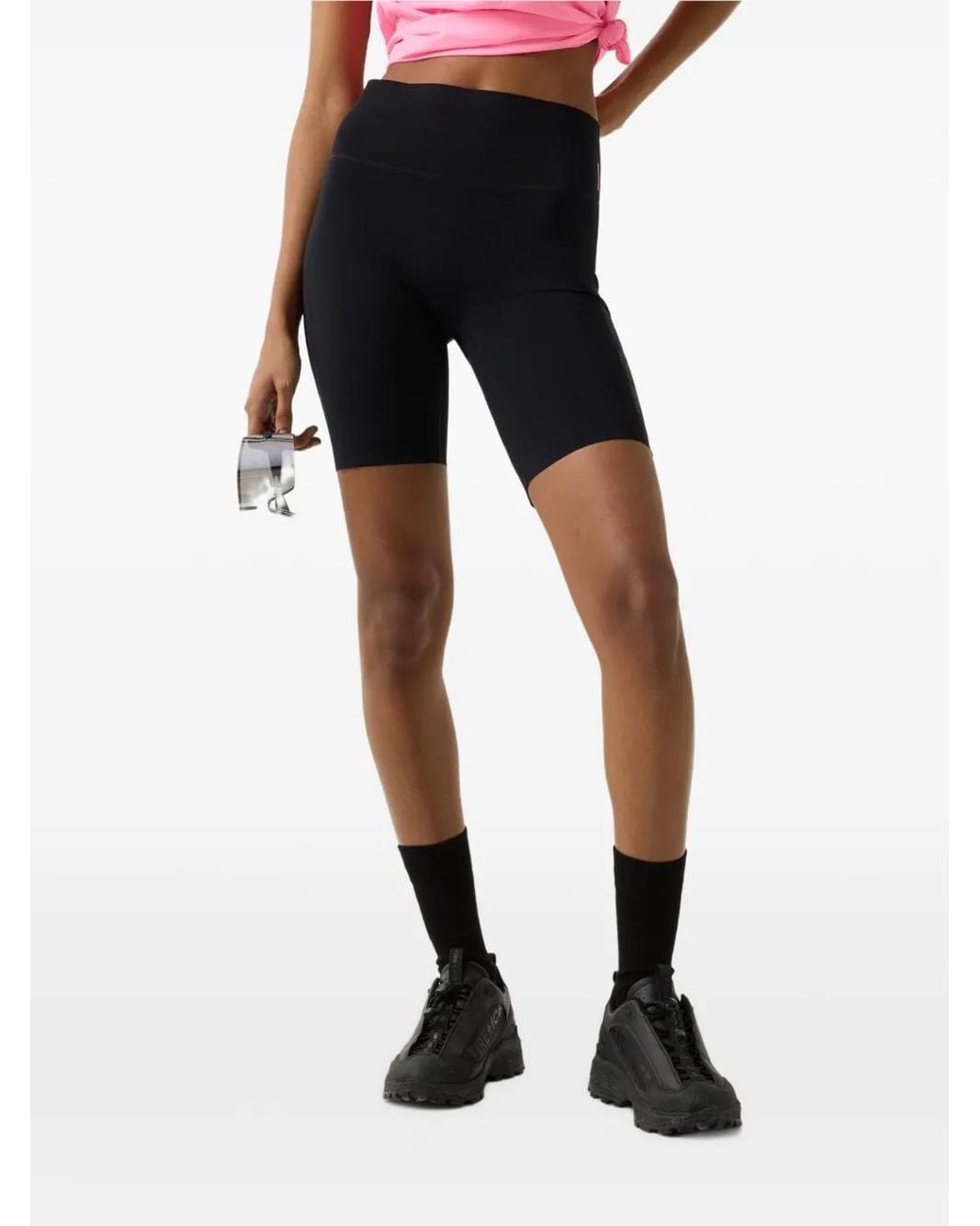 Bogner Fire + Ice Black Cammi Logo-Print Shorts