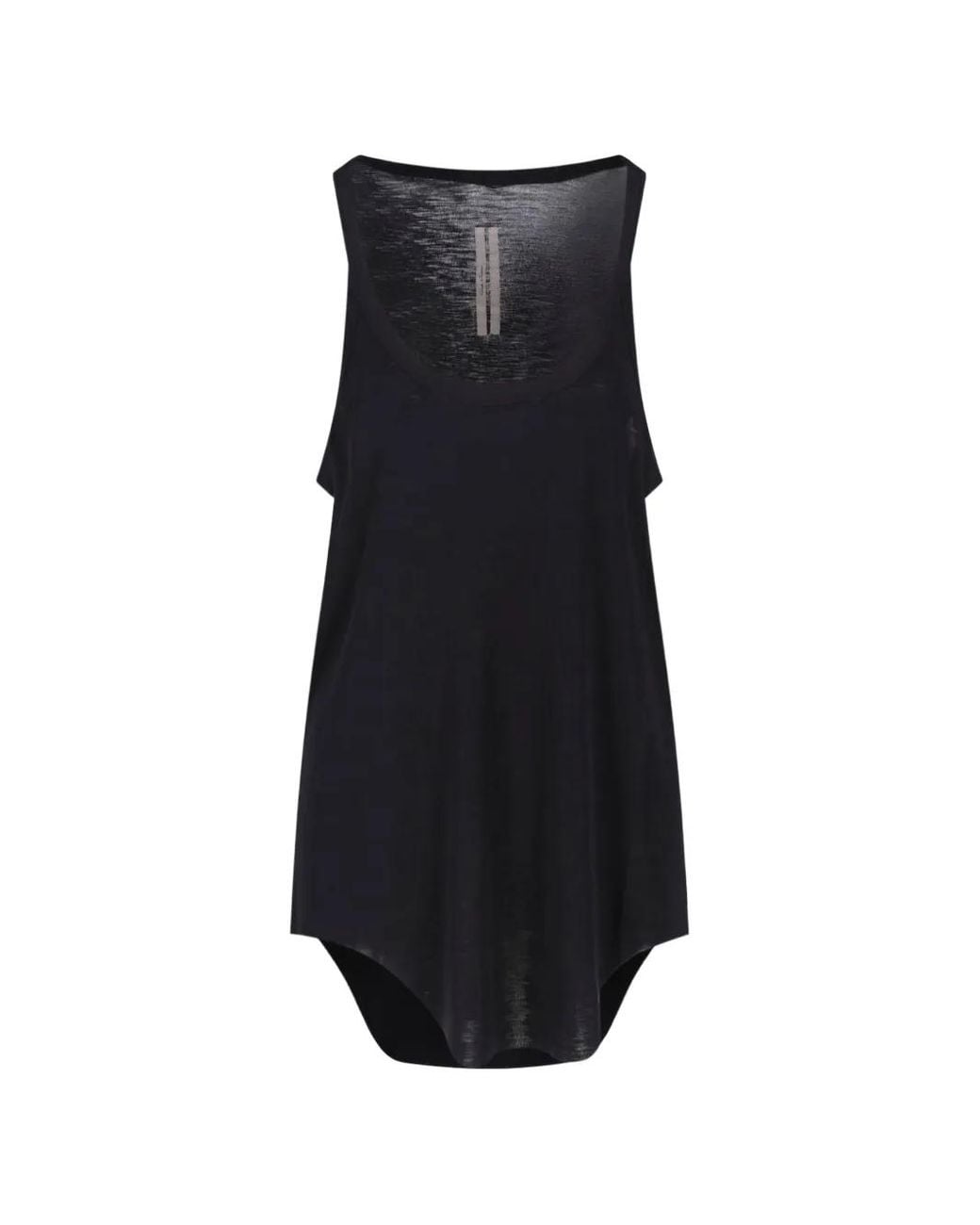 Rick Owens Black Gigi Scoop-Neck Tank Top