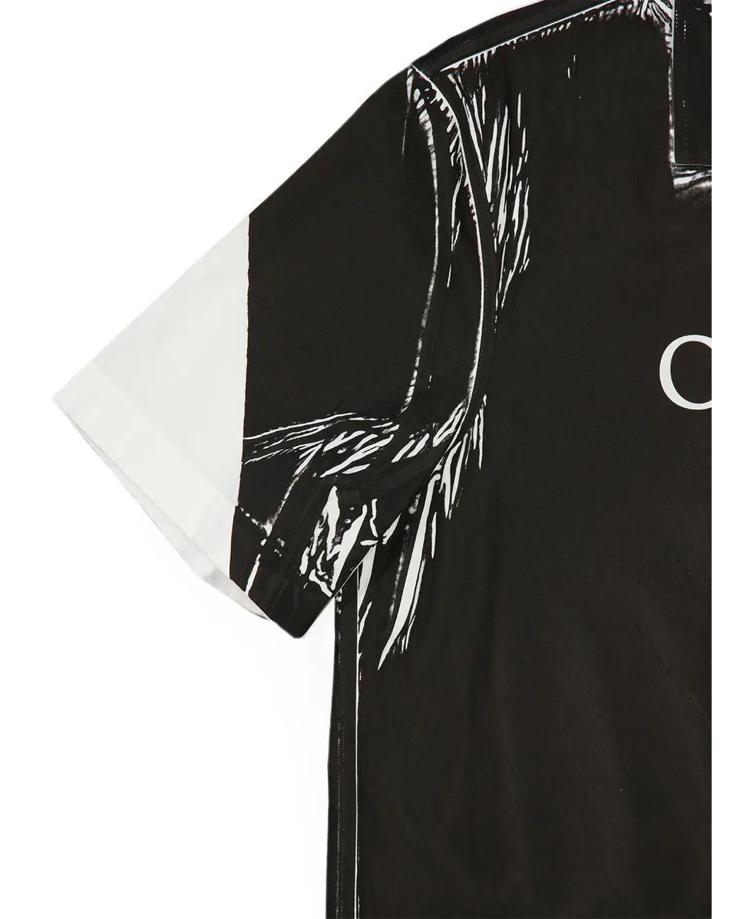 Off-White c/o Virgil Abloh Black Bookish Bowling Shirt for men