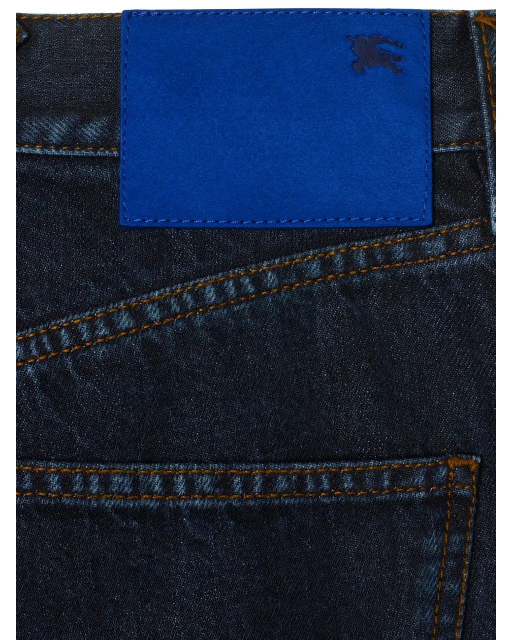 Burberry Blue Straight-Leg Jeans