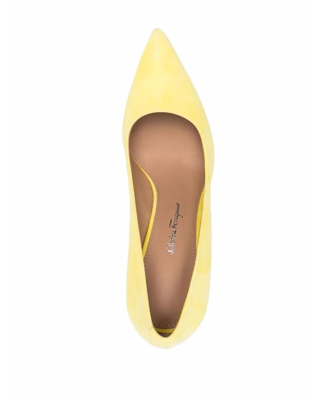 Ferragamo Metallic Pointed 110mm Suede Pumps