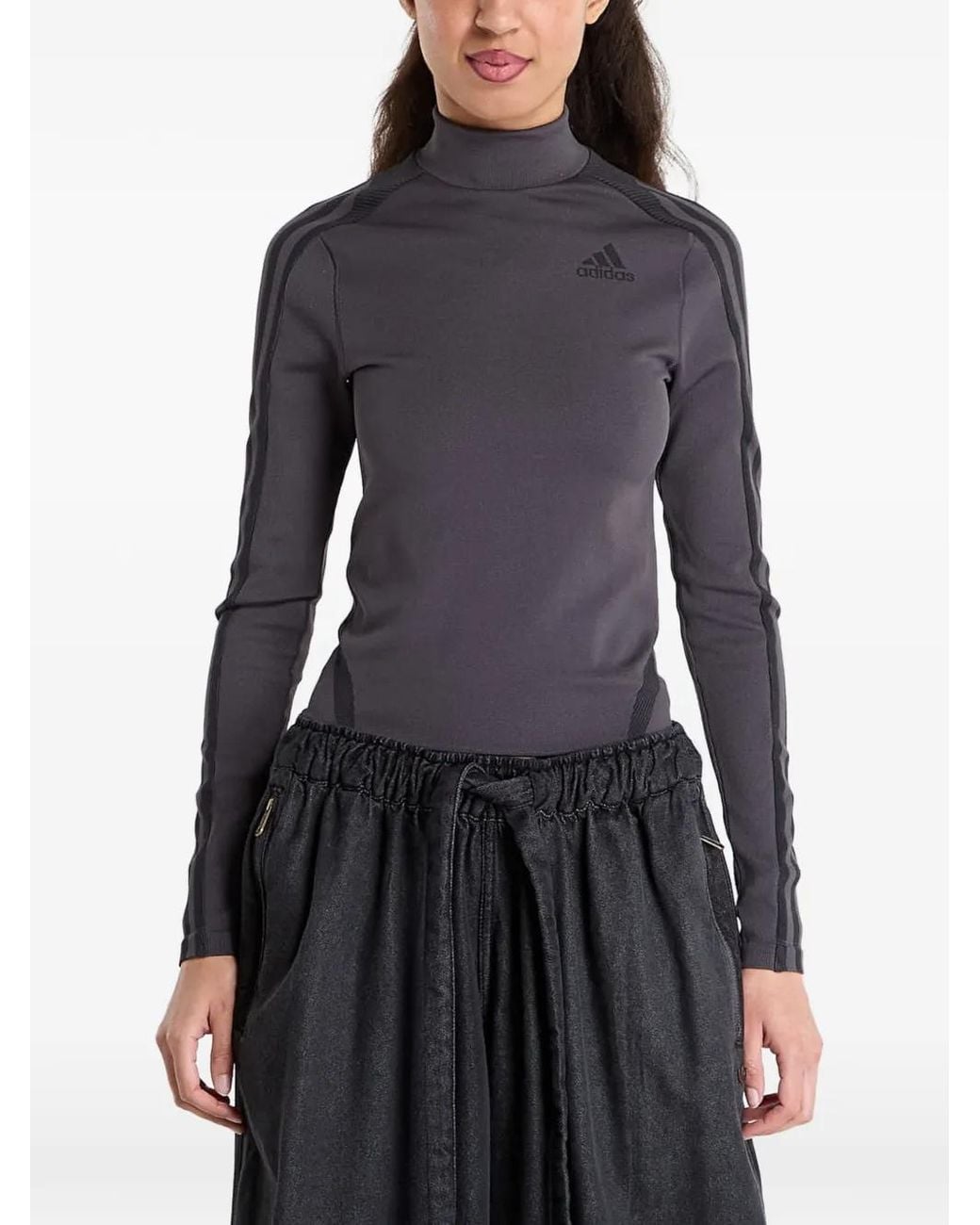 Adidas Black Long-Sleeve T-Shirt