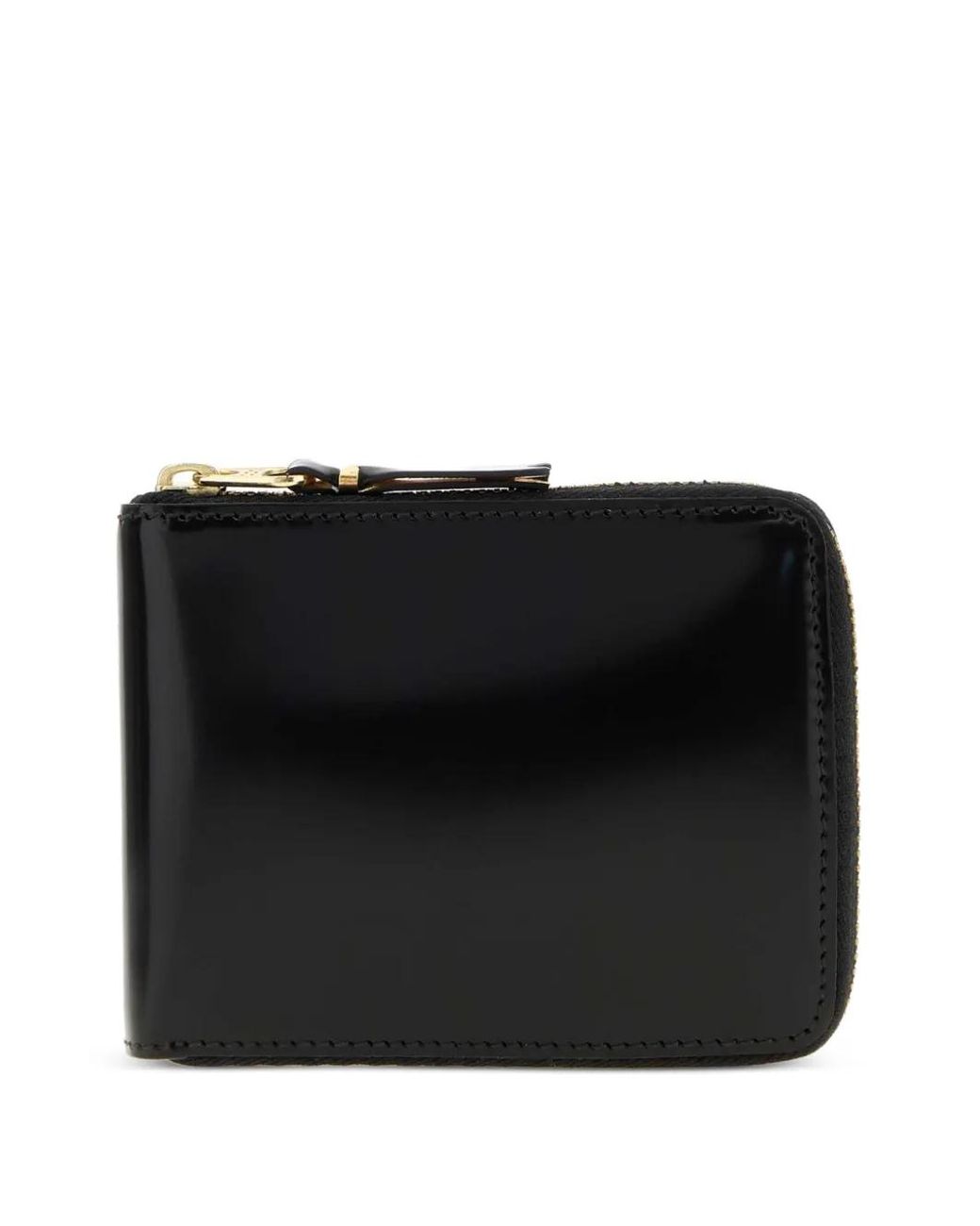 Comme des Garçons Black Zip-Around Leather Wallet for men