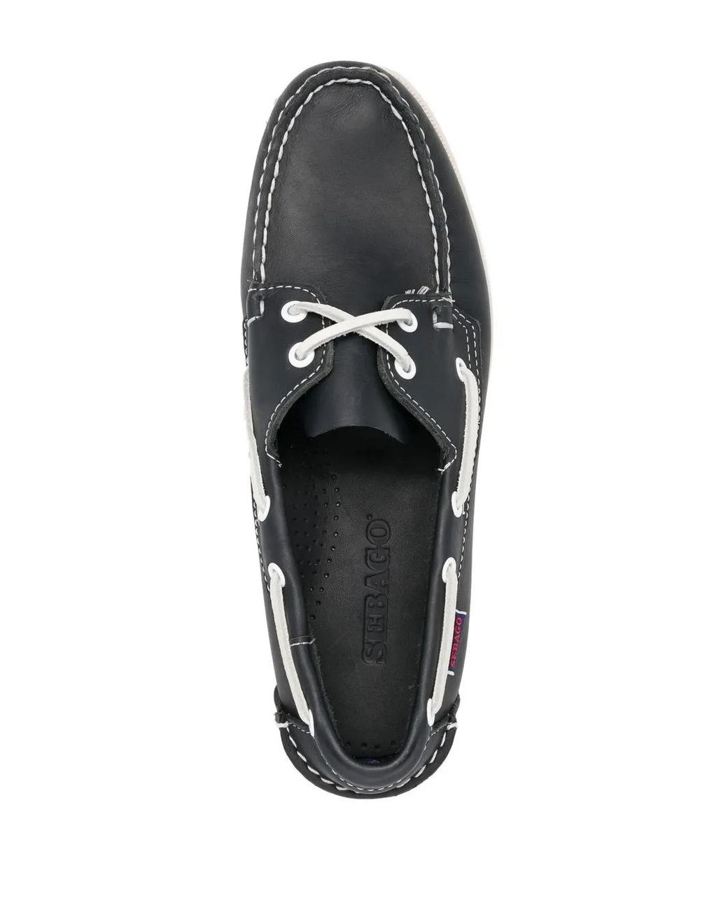 Sebago Blue Docksides Portland Boat Shoes for men