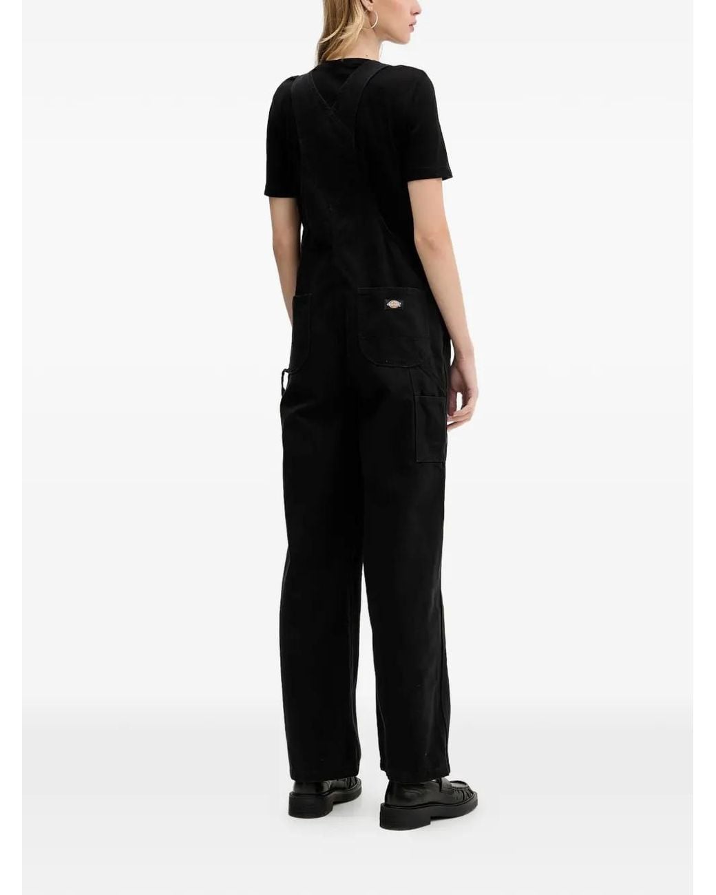 Dickies Black Cotton Jumpsuit