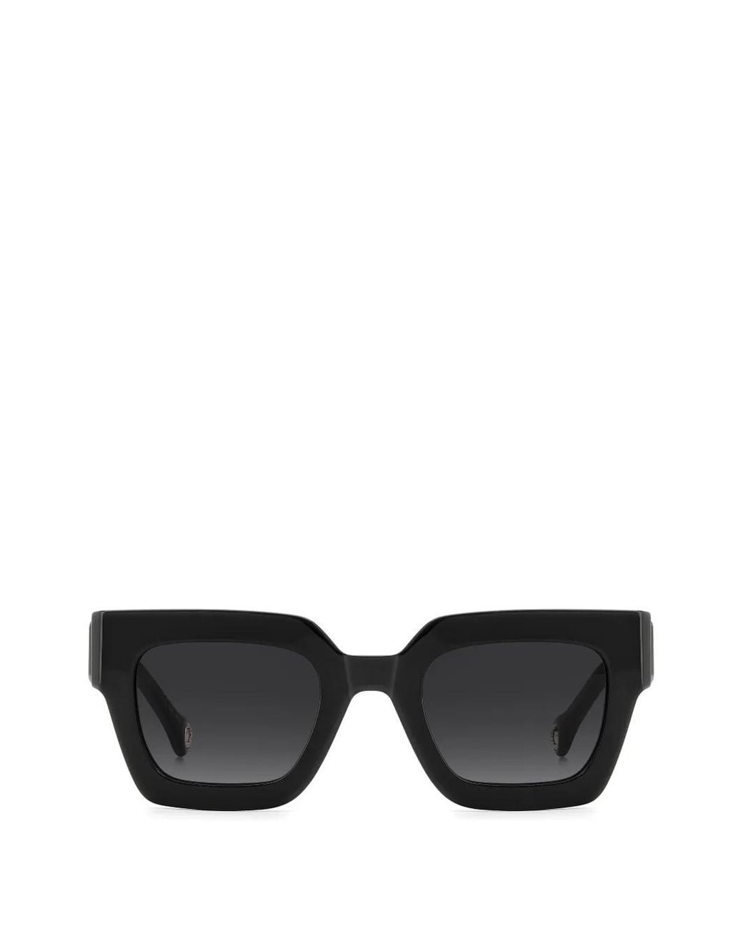 Carolina Herrera Black Lunettes De Soleil À Monture Carrée