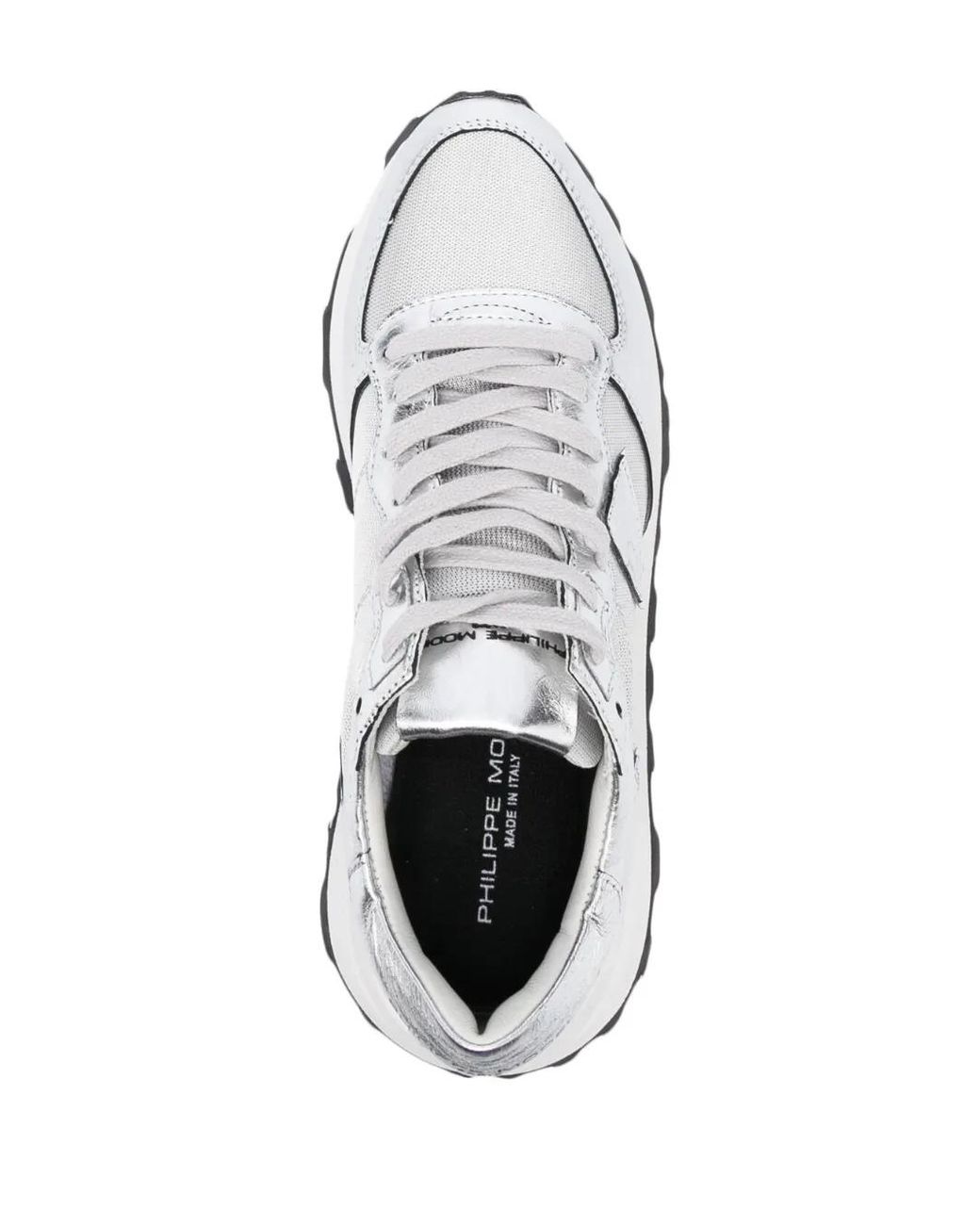 Philippe Model White Tropez Haute Low Sneakers