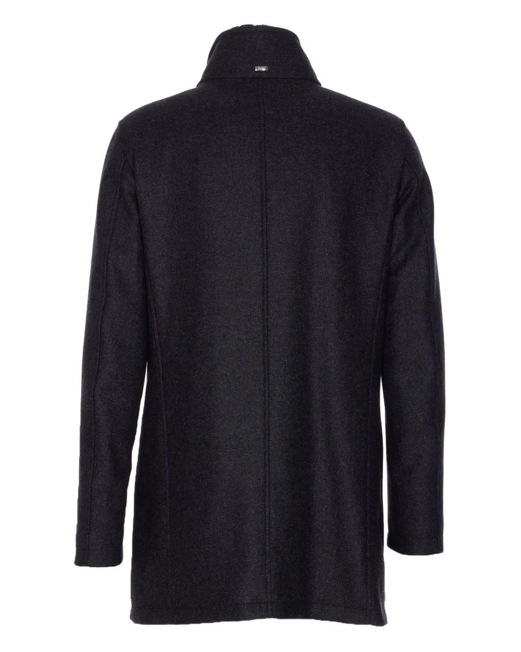 Herno Black Quilted Padded Coat for men