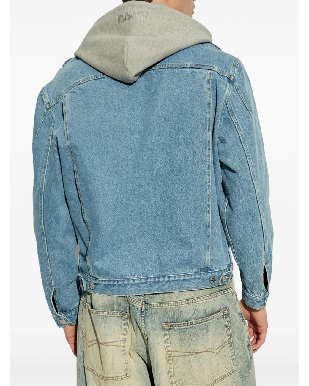 Vetements Denim Jack in het Blue voor heren