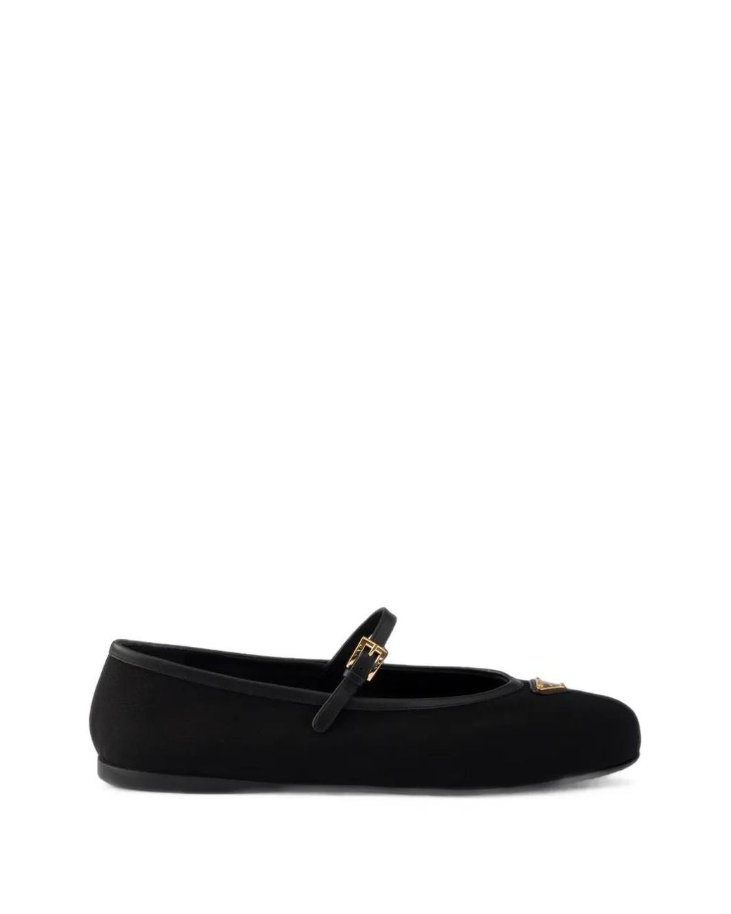 Prada White Fabric Ballerinas