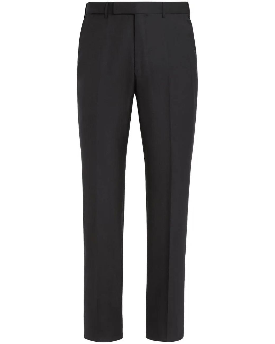 Zegna Black 15Milmil15 Tailored Wool Trousers for men