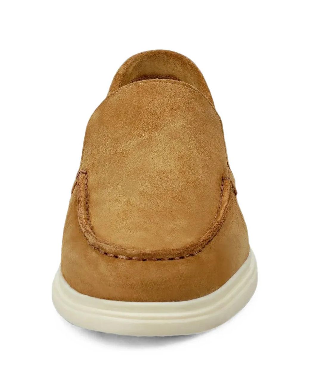 Gant White Mocassins En Daim for men