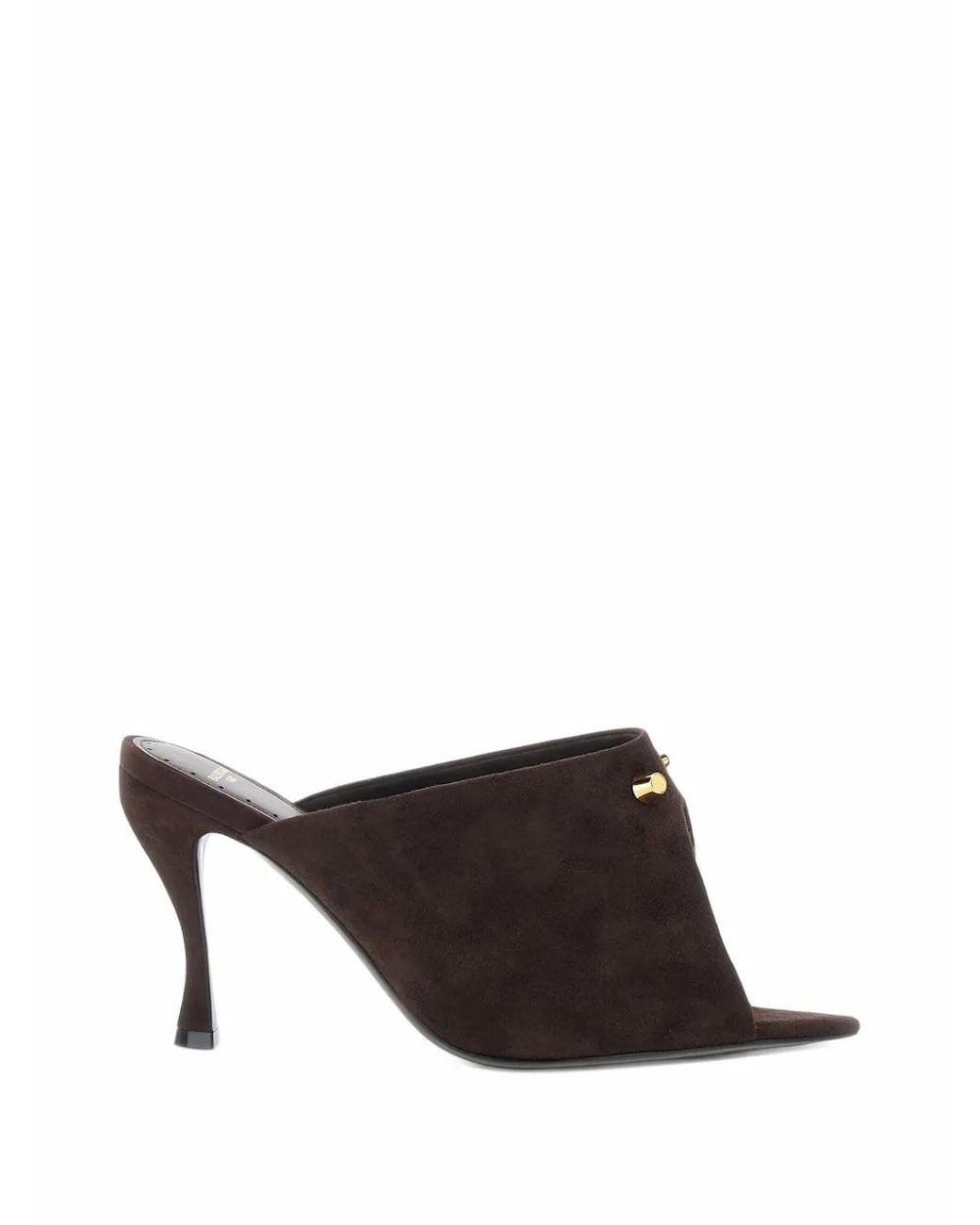Balenciaga Brown Midnight City Mules