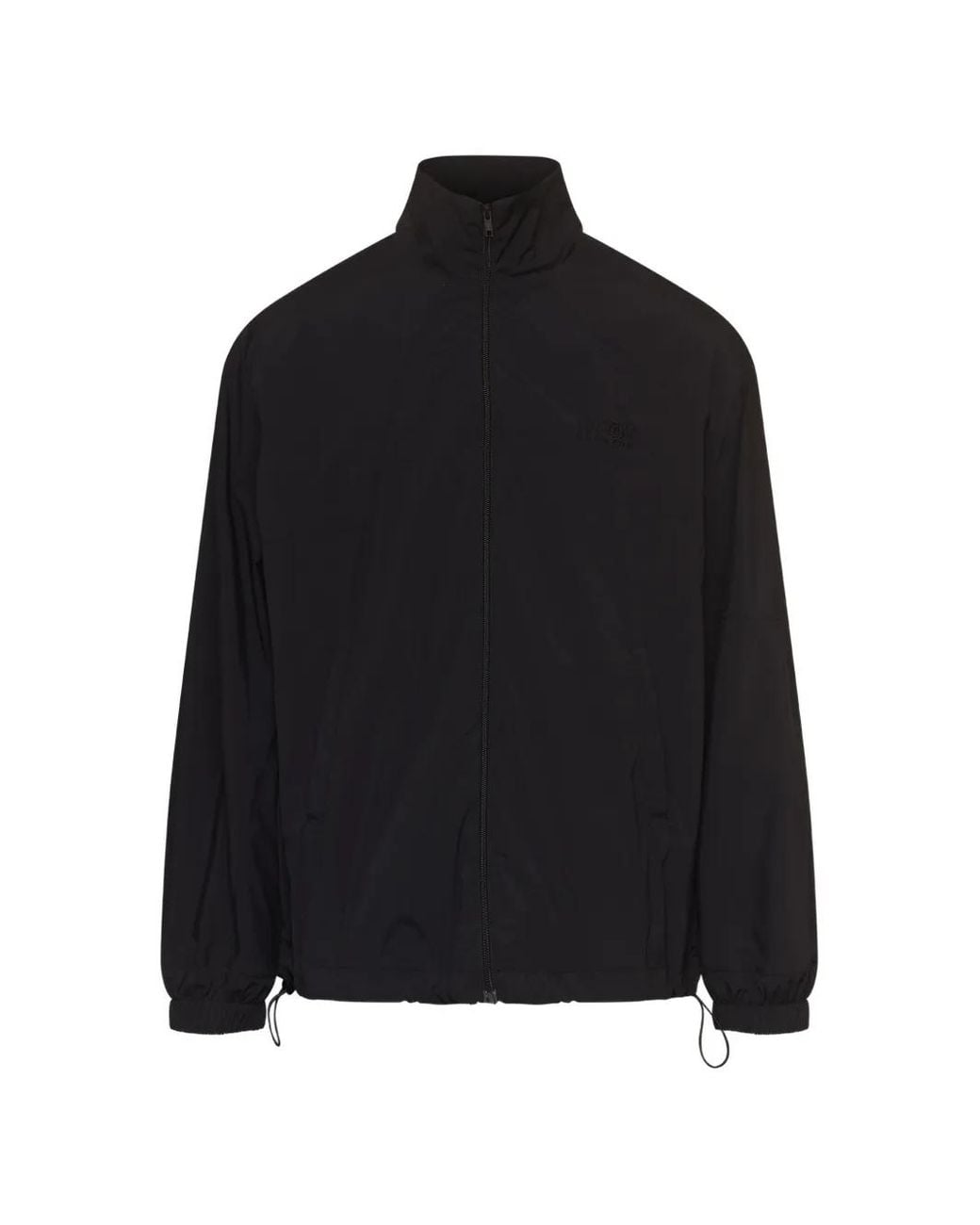MM6 by Maison Margiela Black Veste En Nylon À Fermeture Zippée for men