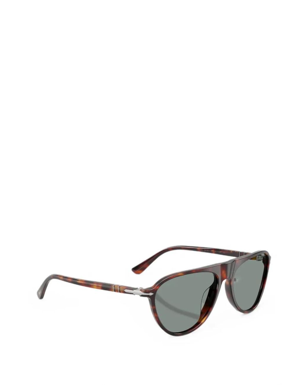 Persol Gray Tortoiseshell-Effect Pilot-Frame Sunglasses for men