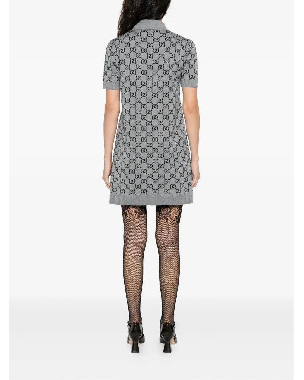 Short Dresses Gucci de color Gray