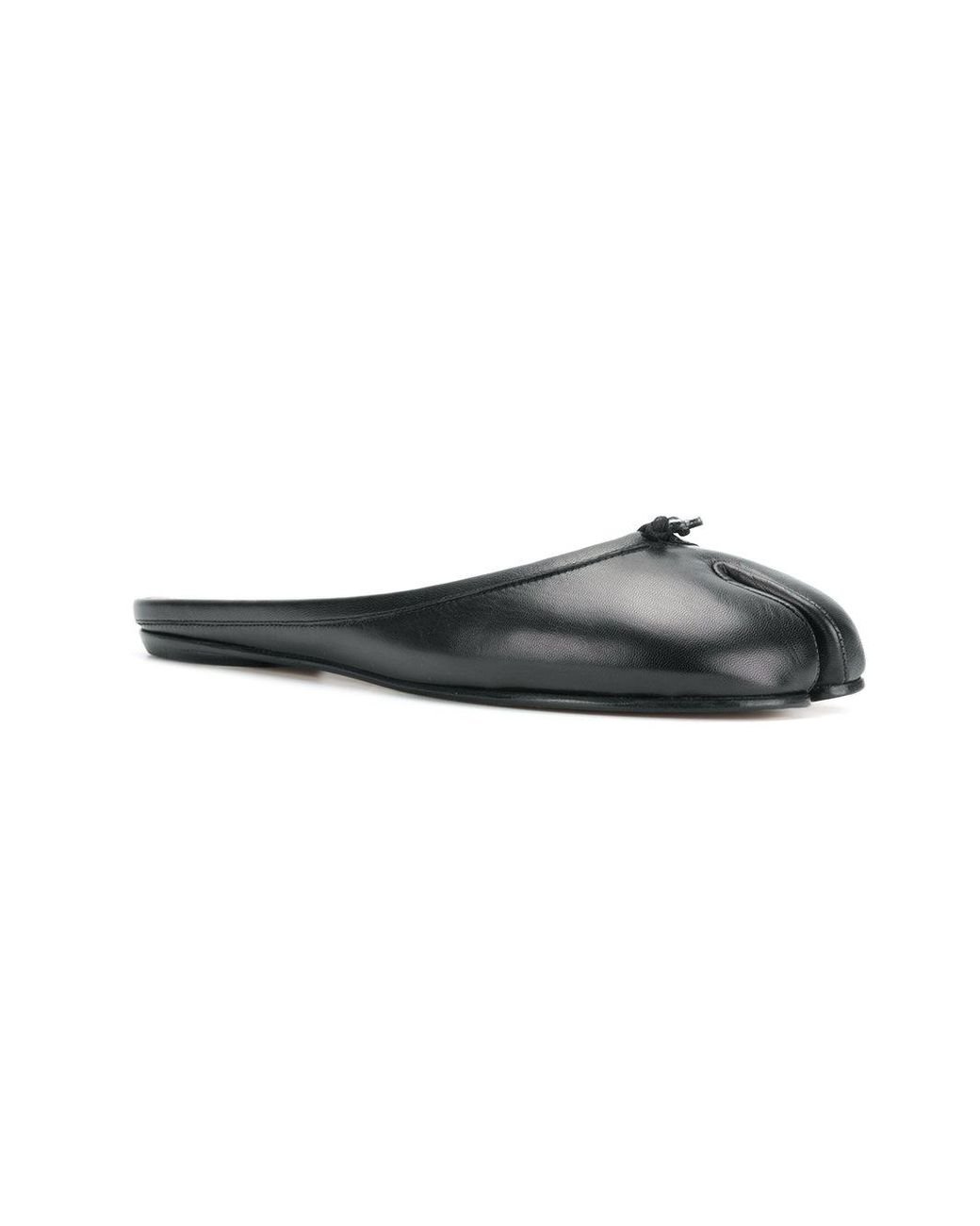 Maison Margiela Tabi Ballerina Mules in Black Lyst