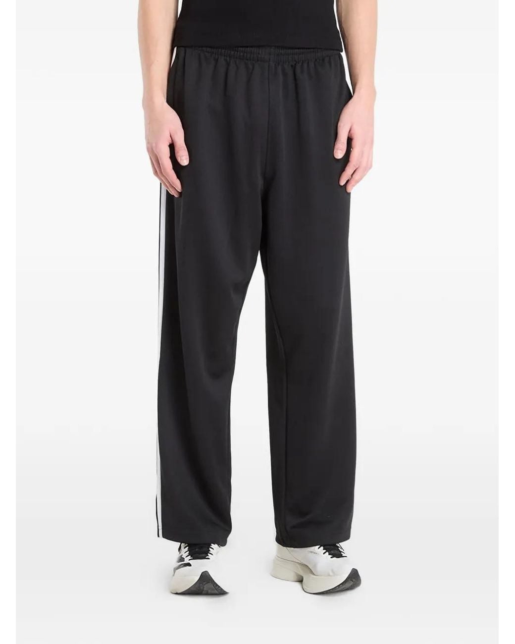 Adidas Black Adicolor Loose Track Pants for men