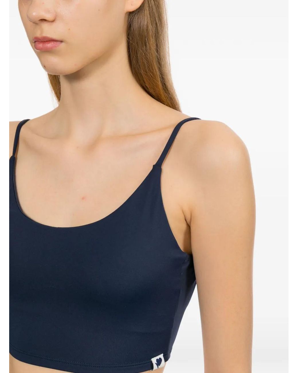 AAPE BY A BATHING AP Blue Logo-Printed Vest Top