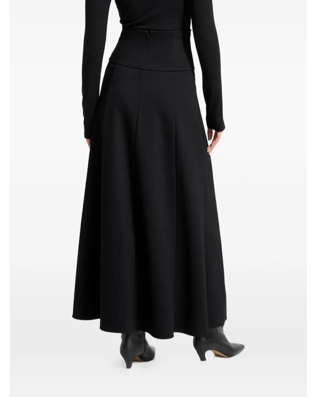 MARCELLA Black India Maxi Skirt